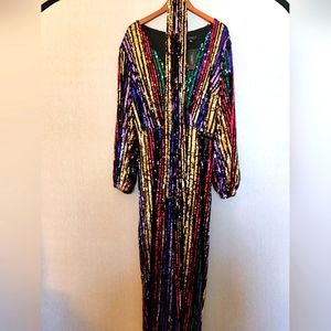 Eloquii sequins jumpsuit